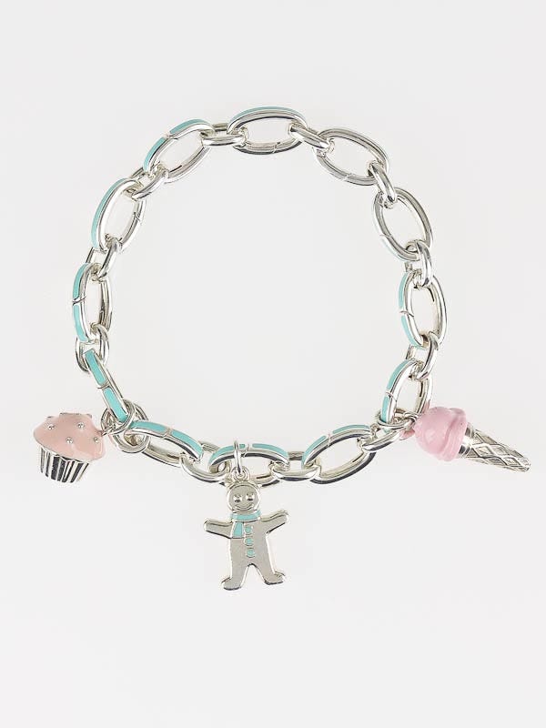 Tiffany & Co. Sterling Silver Charm Bracelet