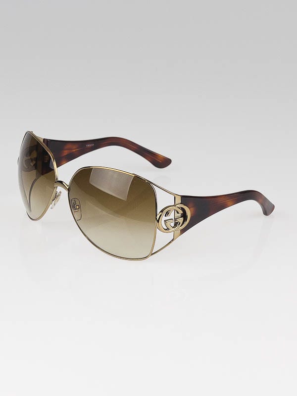 Gucci Gold Oversized Frame GG Sunglasses - 2794/S 