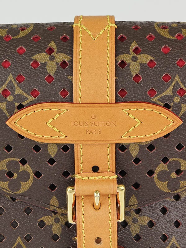 Louis Vuitton Limited Edition Monogram Flore Saumur Clutch Bag - Yoogi's  Closet