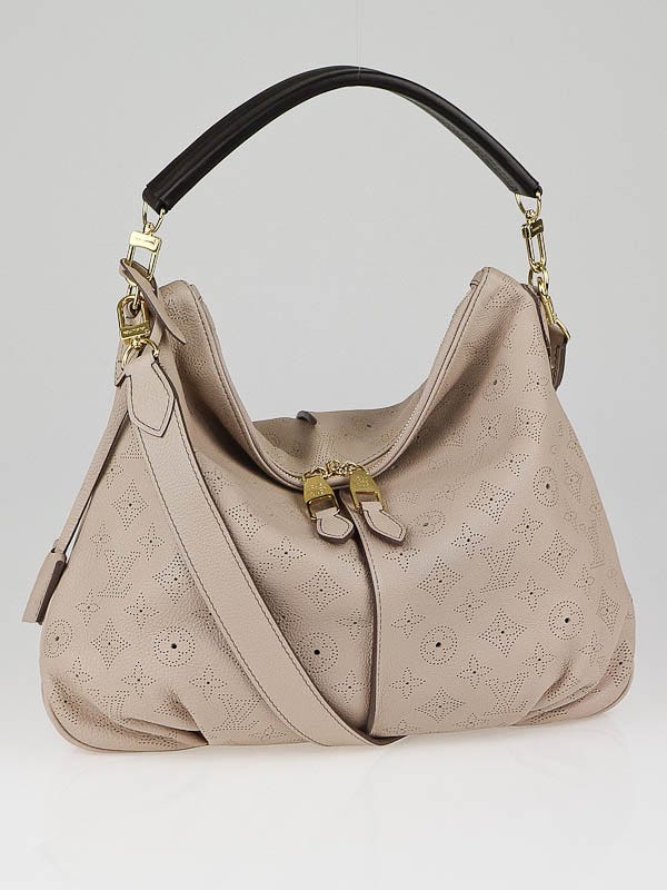 Louis Vuitton Sable Monogram Mahina Leather Selene PM Bag