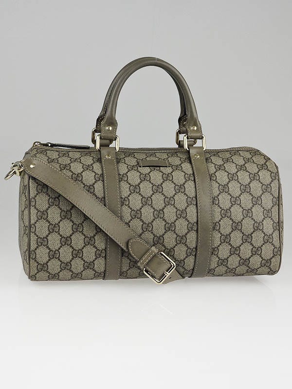 Gucci Beige/Grey GG Coated Canvas Joy Small Boston Bag