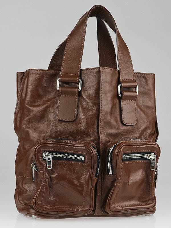 Chloe Brown Leather Betty Tote Bag