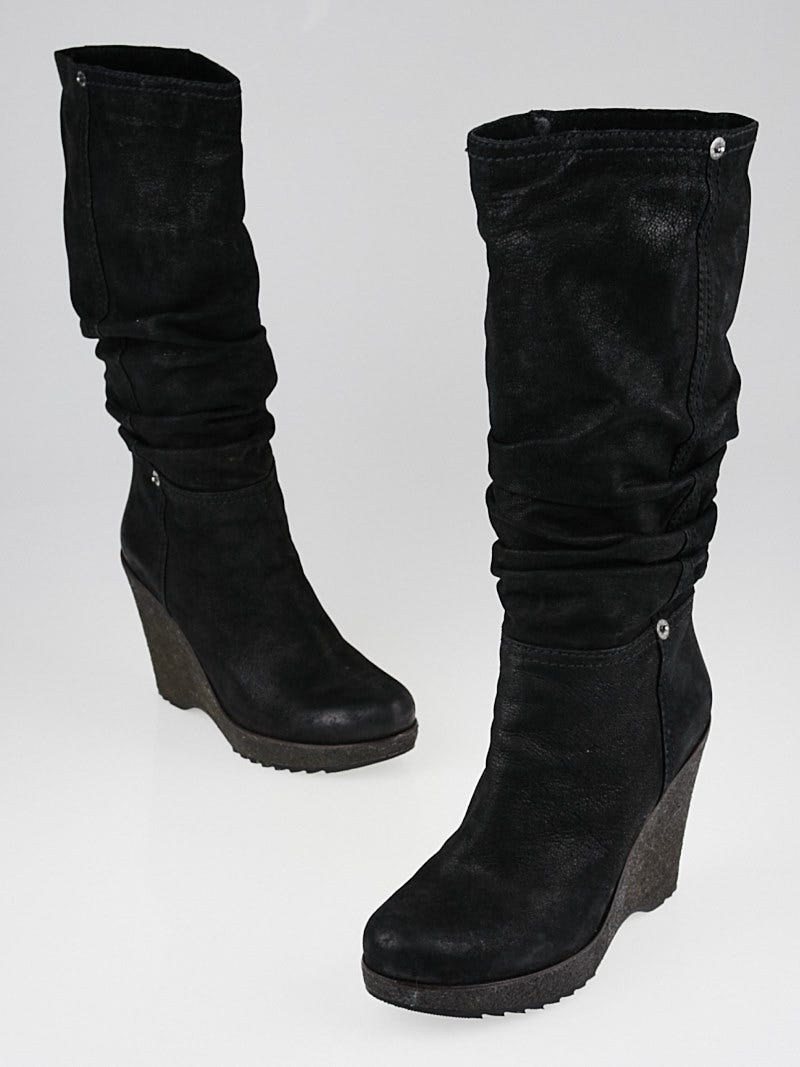 Prada slouch boots hotsell