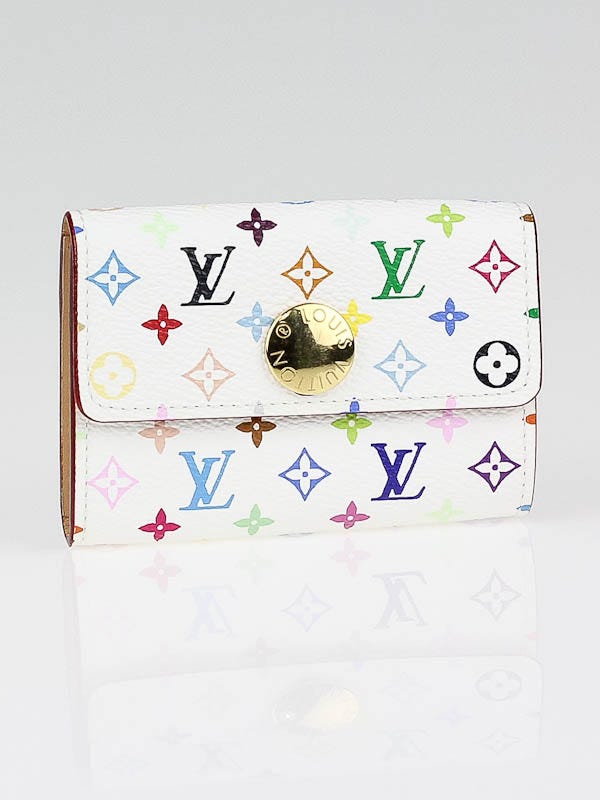 Louis Vuitton White Monogram Multicolore Coin Purse