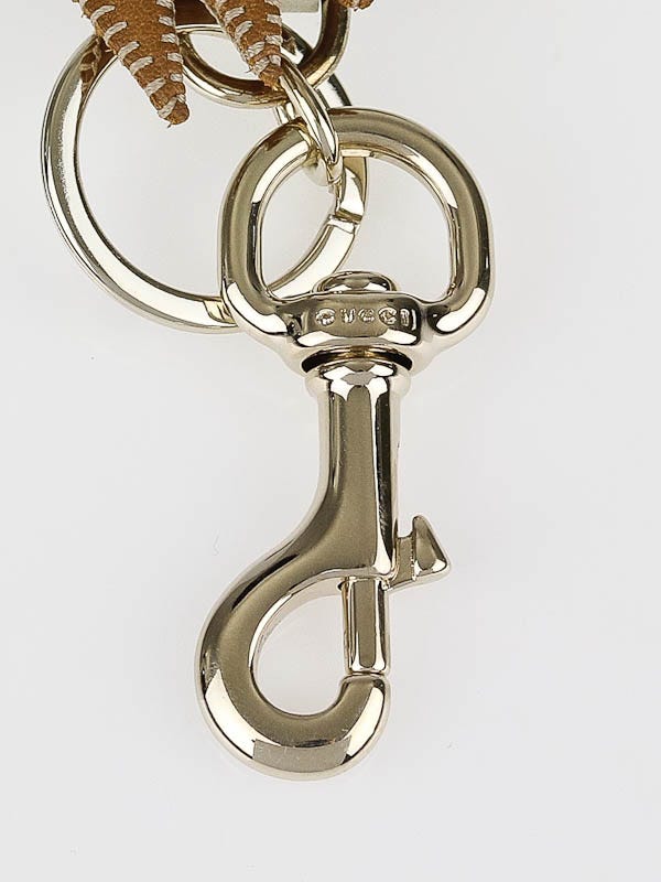 Gucci Beige GG Coated Canvas 'Gucci Zoo' Parrot Key Holder and Bag