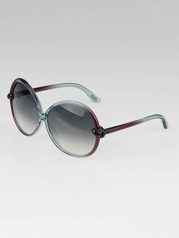 Tom Ford Blue/Purple Gradent Frame Gradient Tint Nicole Sunglasses- TF-164