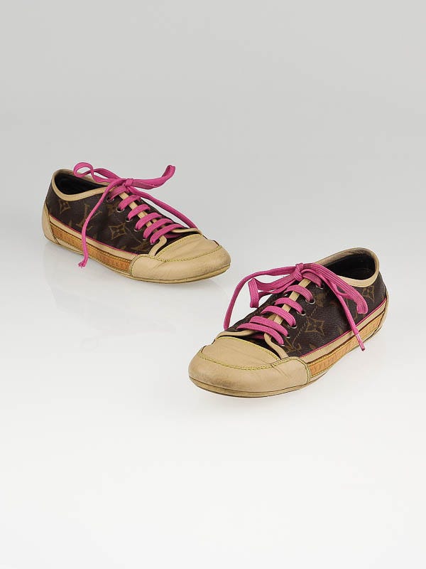 Louis Vuitton Monogram Canvas Capucine Sneakers Size 5.5/36