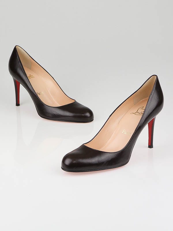 Christian Louboutin Brown Leather Simple 85 Pumps Size 9.5/40
