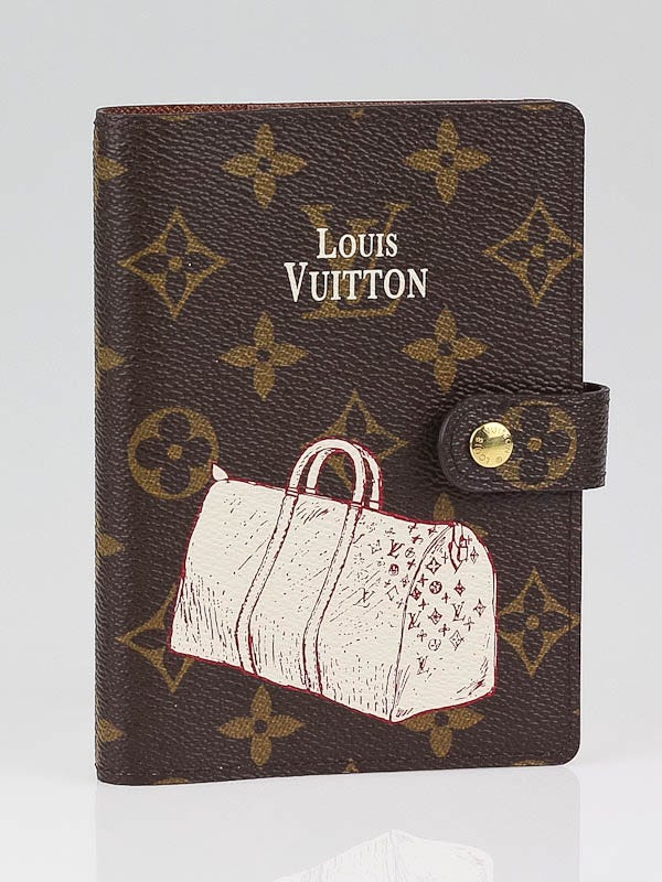 Louis Vuitton Limited Edition Monogram Canvas PM Keepall Small Ring Agenda Cover