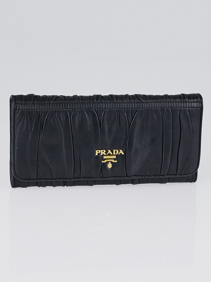 Prada nappa 2024 gaufre wallet