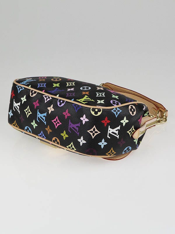 Louis Vuitton Limited Edition Black Monogram Multicolore Gracie MM Bag -  Yoogi's Closet