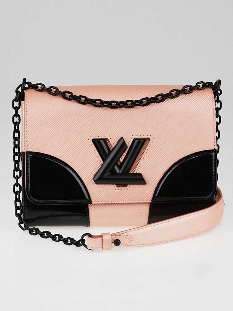 Louis Vuitton Rose Nacre Epi Leather Twist Lock Bag