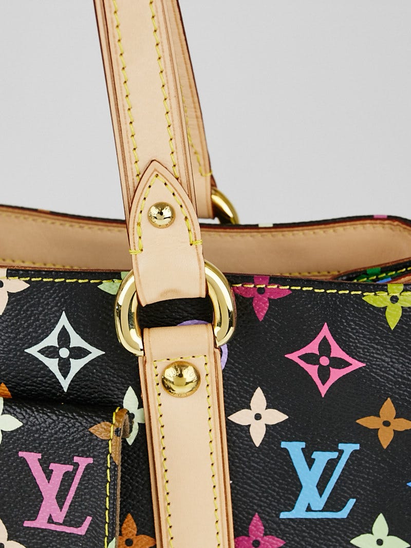 Louis Vuitton Black Monogram Multicolor Aurelia MM Bag - Yoogi's Closet