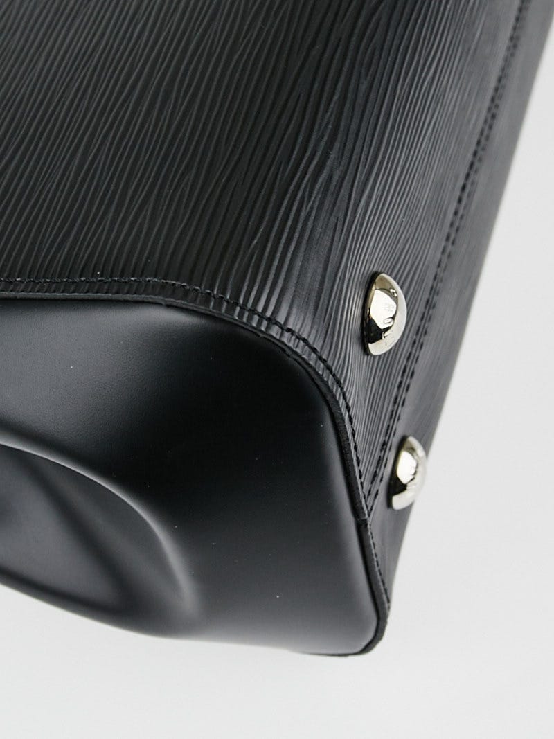 Louis Vuitton Black Epi Leather Cluny Bucket Bag - Yoogi's Closet