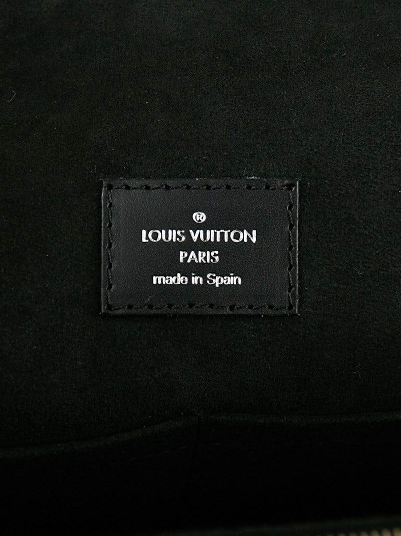 Louis Vuitton Editions Limitées handbag in black grained leather