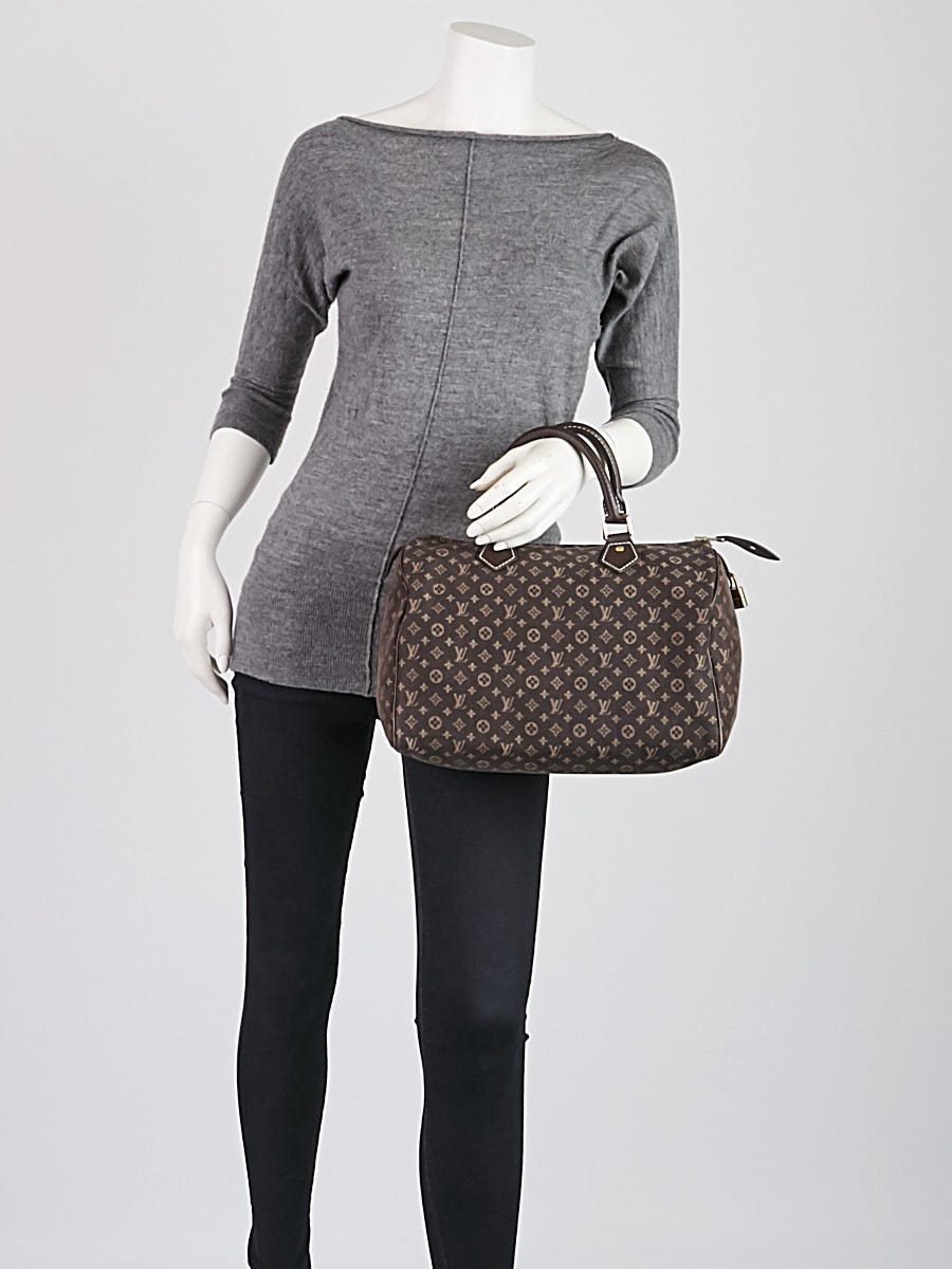 Louis Vuitton Beige Idylle Monogram Mini Lin Canvas Speedy 30 Bag at 1stDibs
