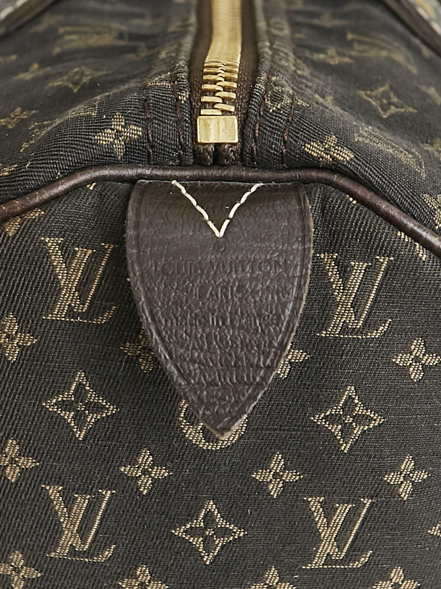 Louis Vuitton Brown Fusain Monogram Idylle Canvas Speedy 30