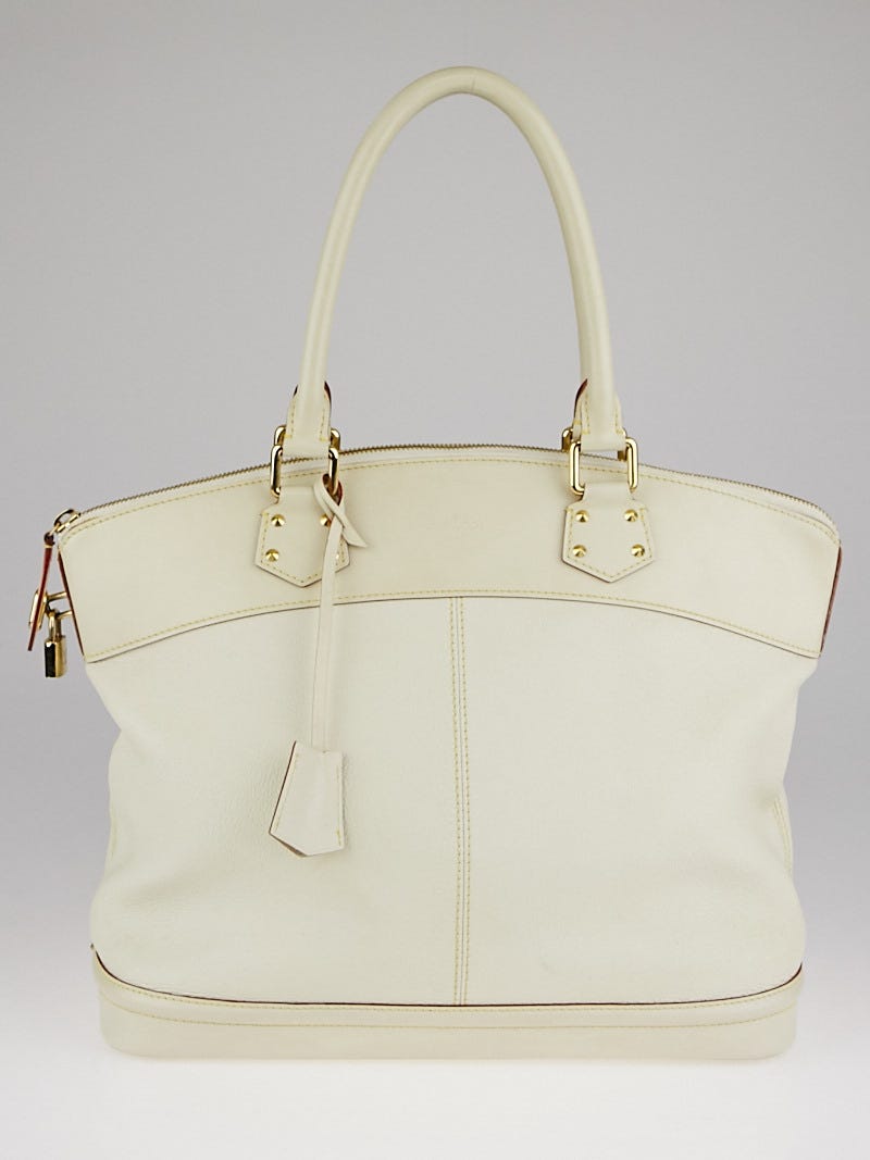 Louis Vuitton White Suhali Leather Zippy Wallet - Yoogi's Closet