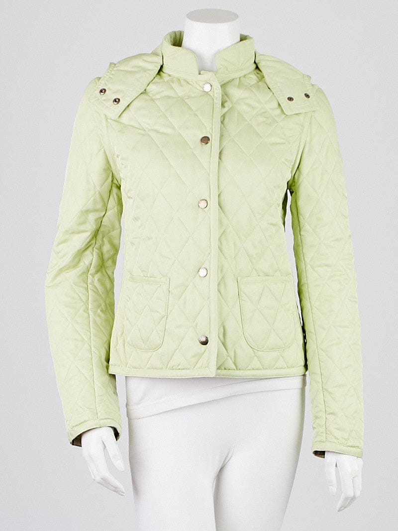 Louis Vuitton - Authenticated Jacket - Polyester Green for Women, Never Worn