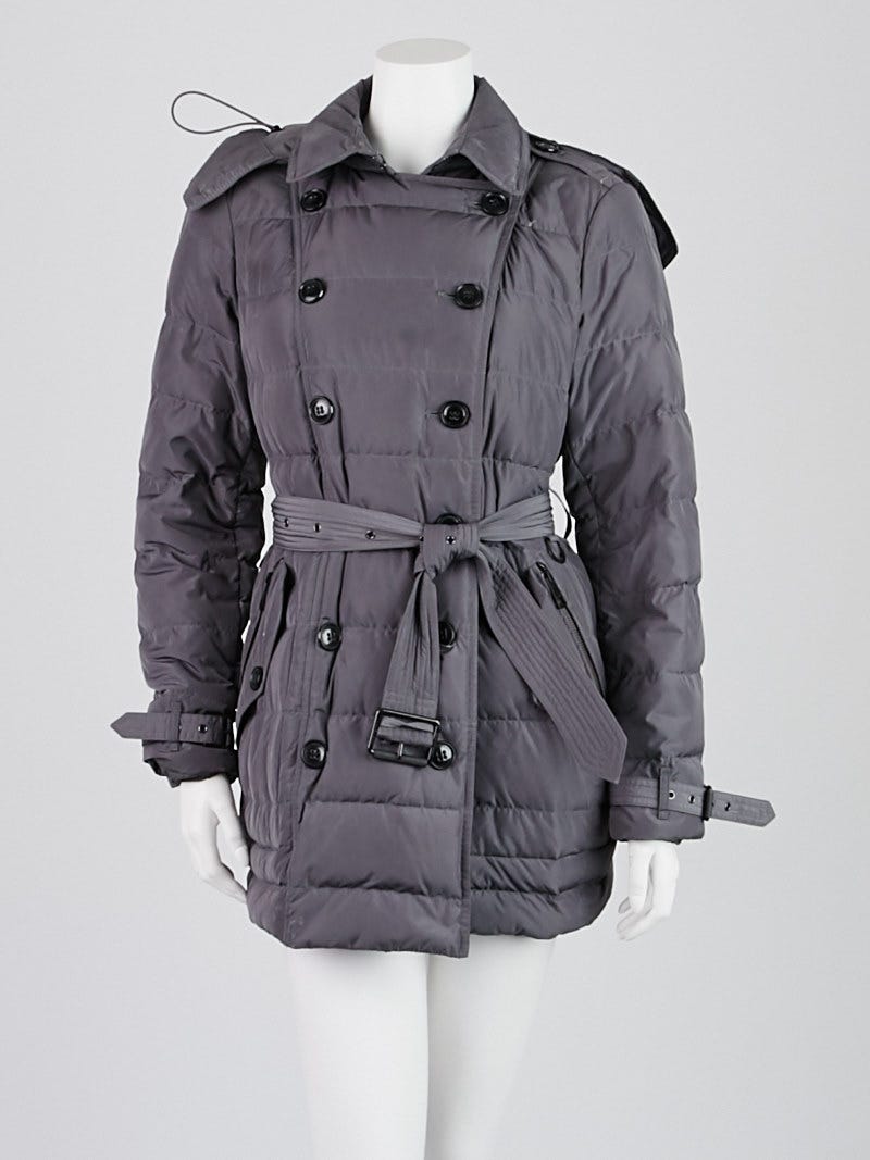 Burberry brit outlet quilted belted jacket