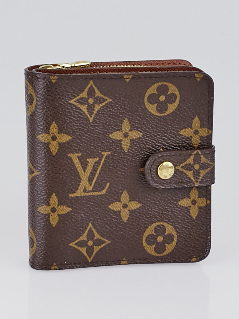 Vintage Louis Vuitton Compact Zippe Wallet in Monogram Canvas 