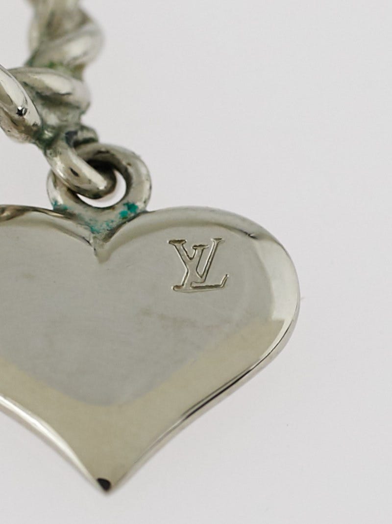 Louis Vuitton Silvertone Metal Sweet Monogram Charms Set of Three