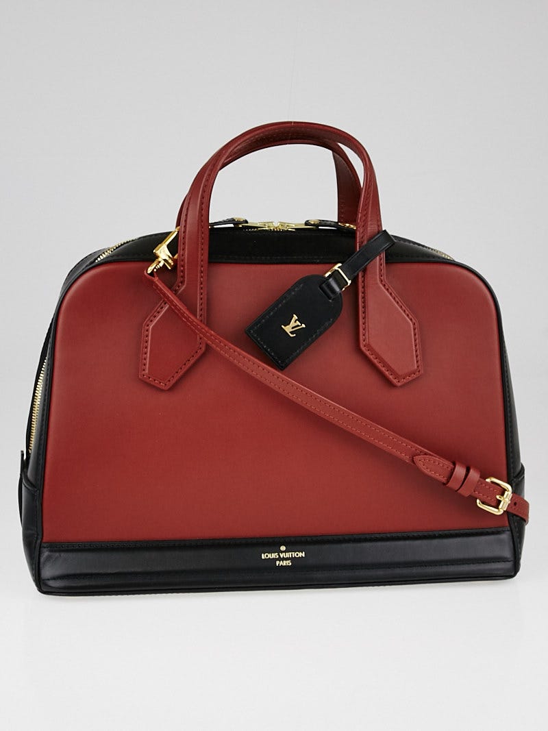 Louis Vuitton Rouille Leather Caivre Dora MM Tote Bag - Yoogi's Closet