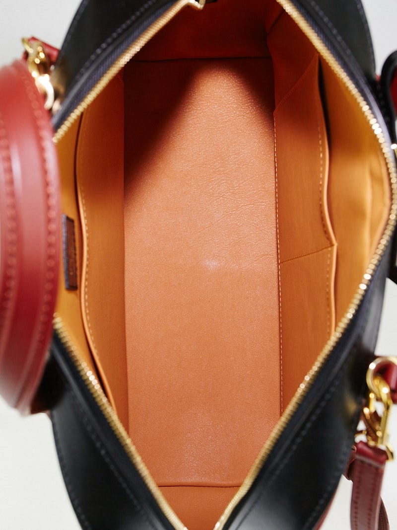 Louis Vuitton Rouille Leather Caivre Dora MM Tote Bag - Yoogi's Closet