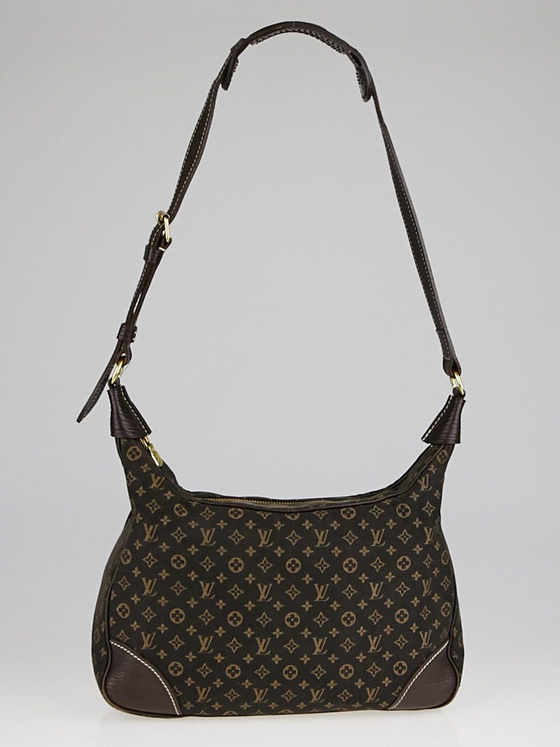 Louis Vuitton Ebene Monogram Mini Lin Boulogne Bag