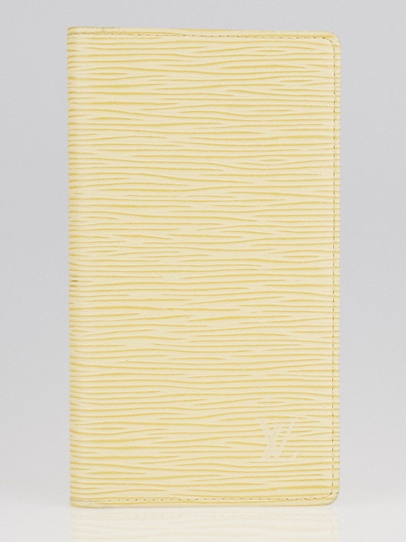 Louis Vuitton Vanilla Epi Leather Pocket Agenda