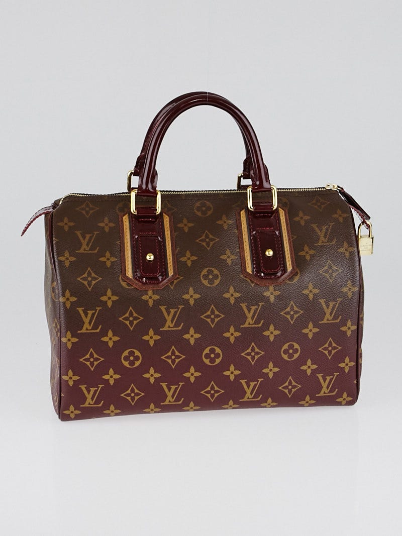 WOW Rare Limited Edition Louis Vuitton 'Sac Mirage' Speedy 30 Logo Handbag  GHW For Sale at 1stDibs