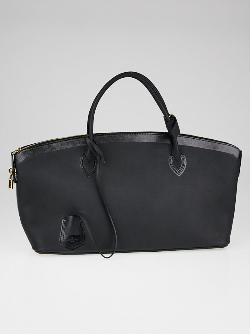 Louis Vuitton Limited Edition Black Calfskin Leather Cuir Obsession East-West  Lockit Bag - Yoogi's Closet