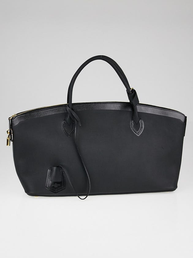 Louis Vuitton Limited Edition Black Calfskin Leather Cuir Obsession East-West Lockit Bag