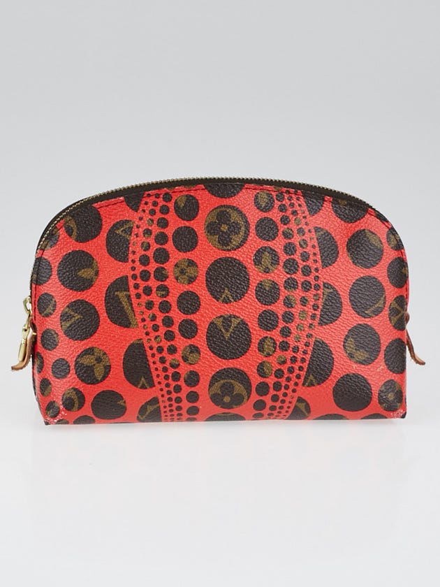 Louis Vuitton Limited Edition Yayoi Kusama Red Monogram Pumpkin Dots Cosmetic Pouch
