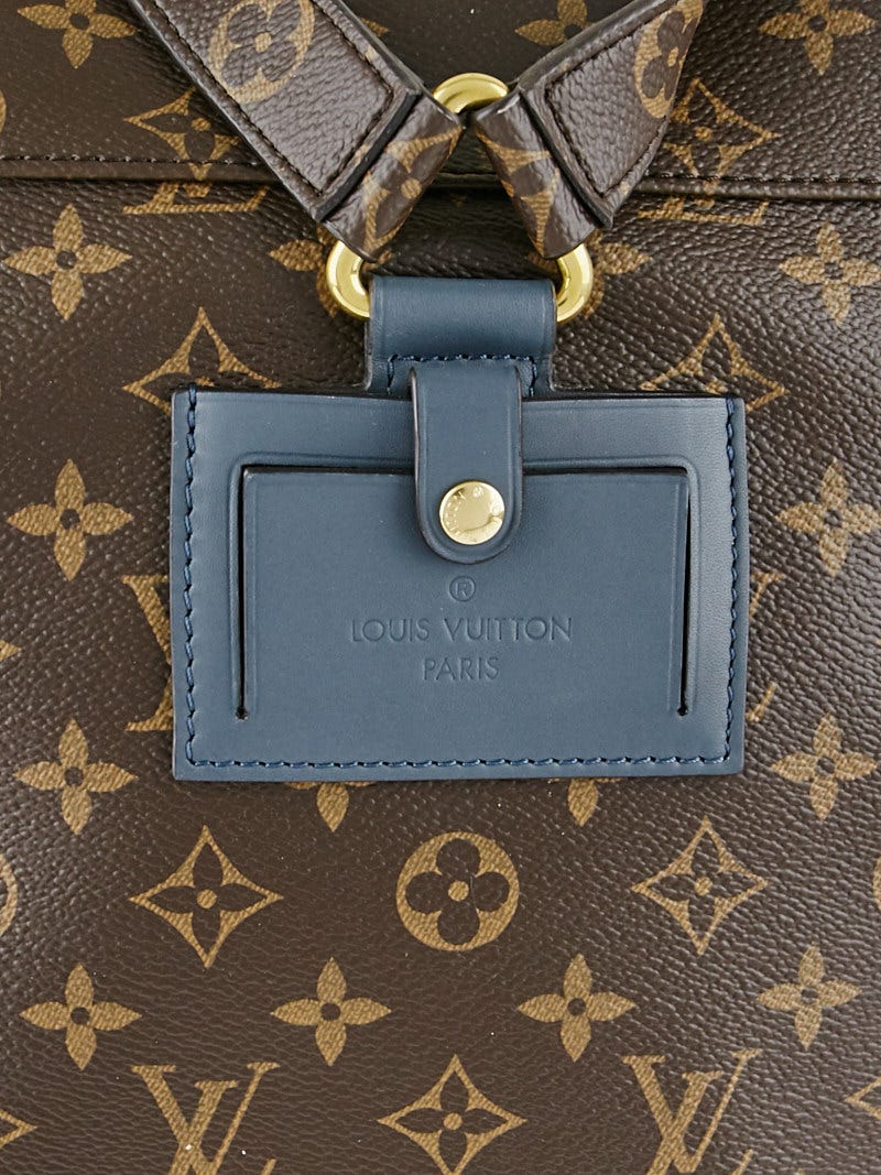 Louis Vuitton Blue Monogram Denim Chalk Backpack Bag - Yoogi's Closet