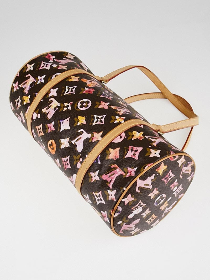Louis Vuitton Monogram Watercolor Aquarelle Papillon Frame Bag - Brown  Handle Bags, Handbags - LOU448885