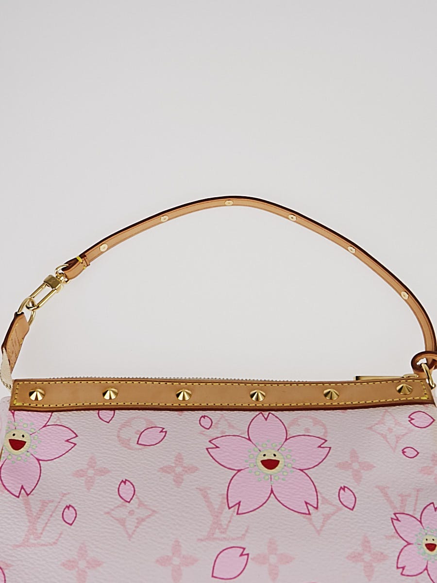 Louis Vuitton Pochette Limited Edition Cherry Blossom Monogram Canvas  Handbag - Boca Pawn