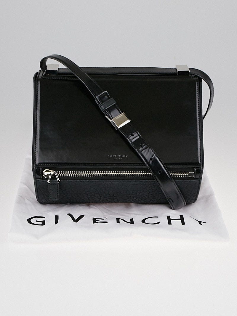Givenchy Pandora Black Grained Leather Pandora Box Medium