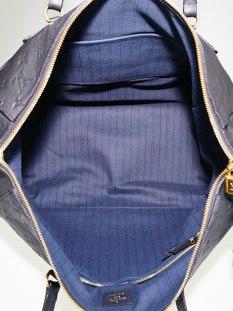 Louis Vuitton Blue Infini Monogram Empreinte Leather Lumineuse PM Bag -  Yoogi's Closet