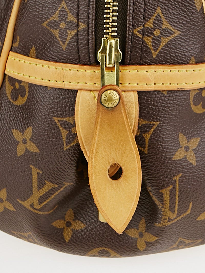 Authentic Louis Vuitton Monogram Montorgueil PM Bowler Women's