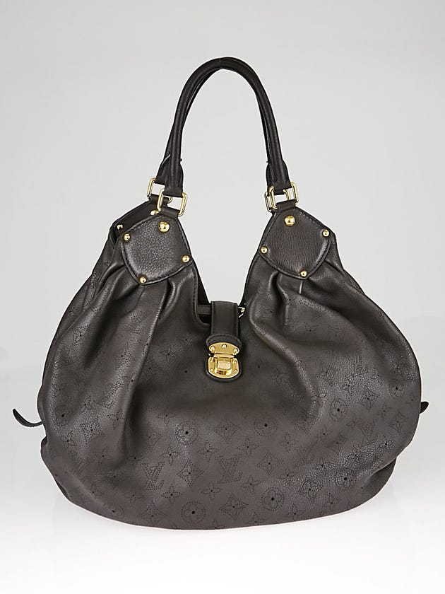 Louis Vuitton Chocolate Monogram Mahina Leather XL Bag