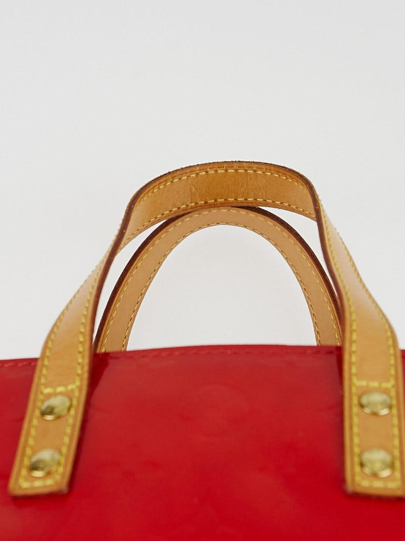 Louis Vuitton Red Monogram Vernis Reade PM Tote Bag - Yoogi's Closet