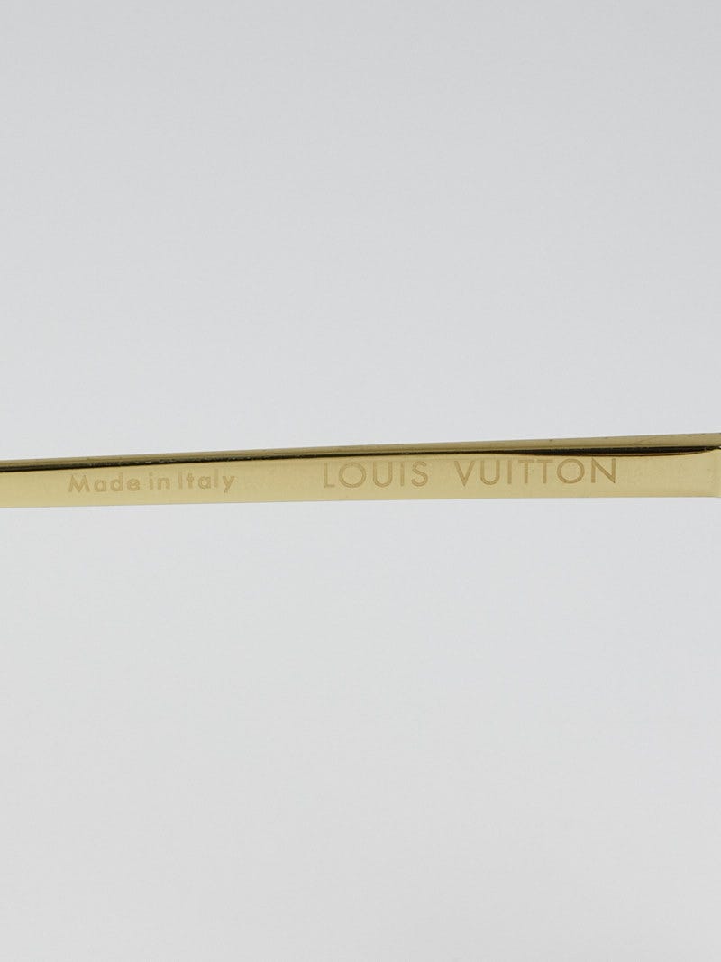 Louis Vuitton Brown/Tan Gradient Tint Sunglasses Z0323W