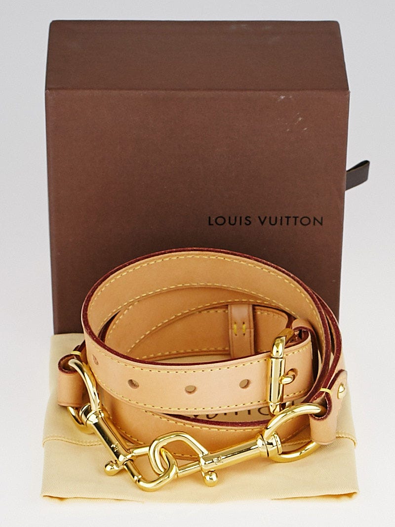 Louis Vuitton Vachetta Leather Adjustable Shoulder Strap | Yoogi's