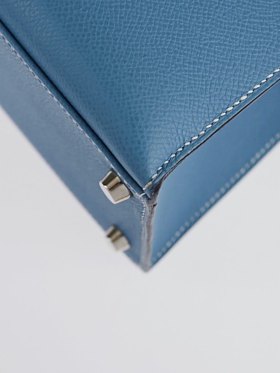 Hermès Bleu Paon Epsom Sellier Kelly 32 Gold Hardware, 2016