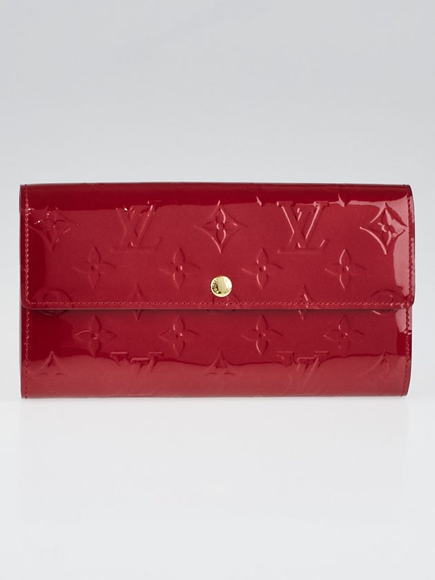 Louis Vuitton Pomme D'Amour Monogram Vernis Sarah Wallet