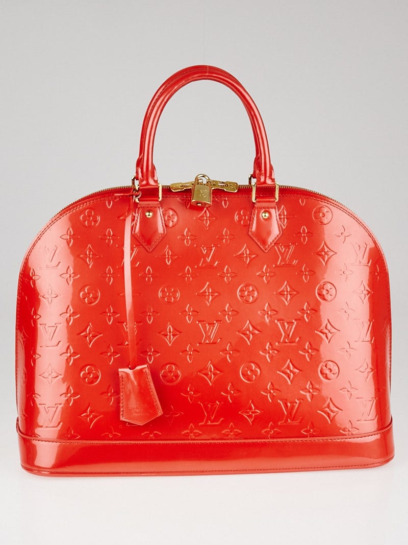 Louis Vuitton Black Monogram Vernis Alma GM Bag Louis Vuitton | The Luxury  Closet