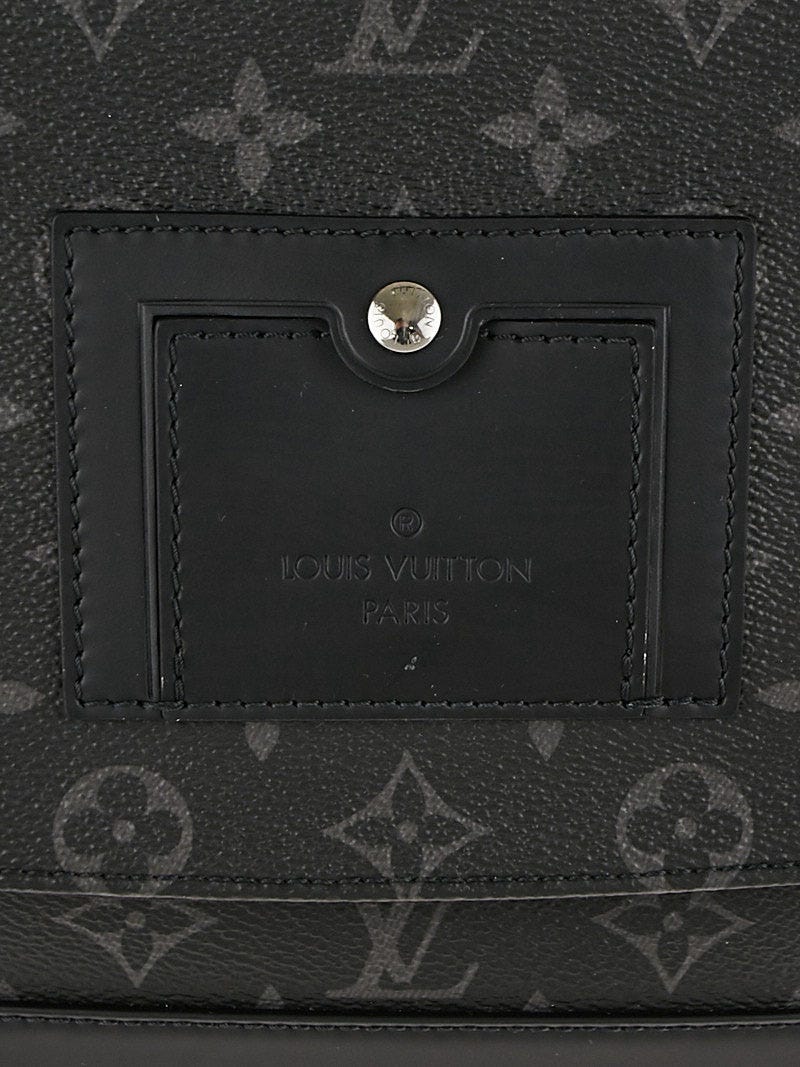 Louis Vuitton Black Monogram Eclipse Voyager Messenger PM QJB1TSHXKF000