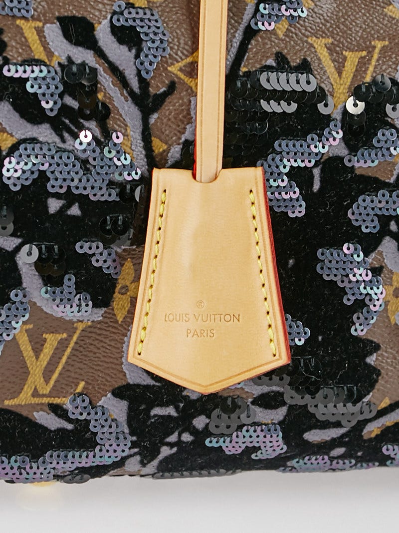 Louis Vuitton, Monogram Fleur De Jais Sequin Speedy 30, …