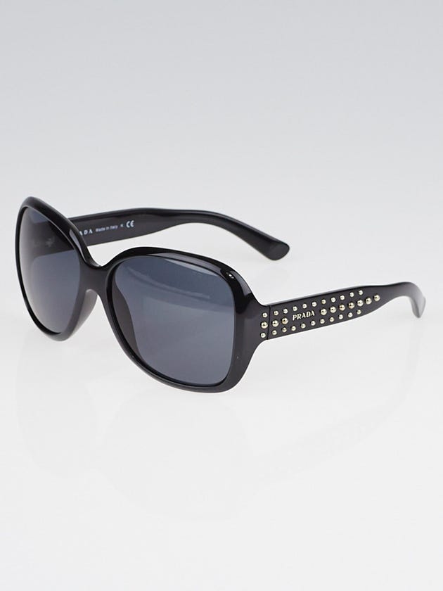Prada Black Oversized Frame Studded Sunglasses - SPR04M